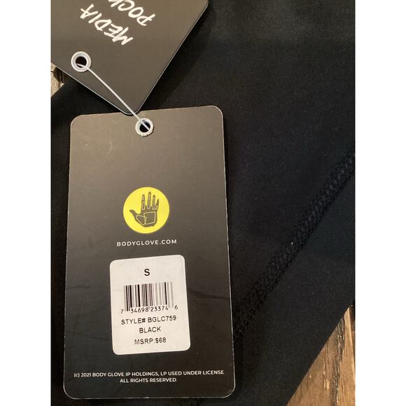 Body Glove active capri legging black NWT with media pocket small - Picture 3 of 6